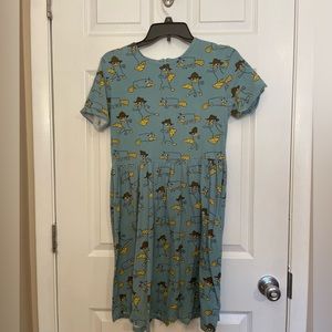 Disney Cakeworthy Perry the platypus mini dress. Size Large.